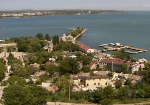 Веб камера Крыма, Керчь, панорама, Крымский мост