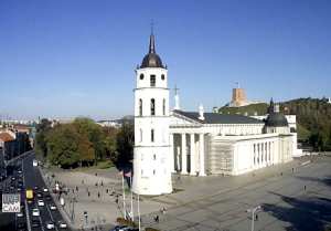 Веб камера Вильнюс, Кафедральная площадь