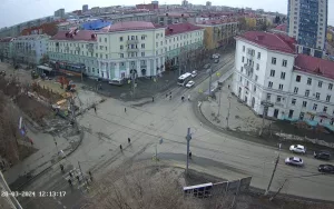 Веб-камера Кургана, Пересечение улиц Пролетарская и Гоголя