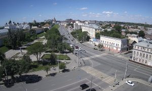 Веб камера Астрахань, Астраханский Кремль и Октябрьская площадь